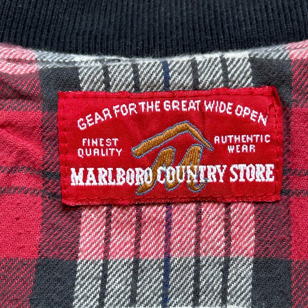 Vintage Marlboro Country Store Chore Jacket Removable Reversible Vest Medium - Picture 11 of 16